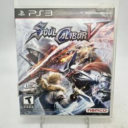 Soul Calibur V PS3 CIB (Sony PlayStation 3) Complete with Manual Tested VGC