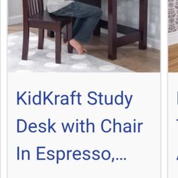 Kids Kraft Desk and Chair Set