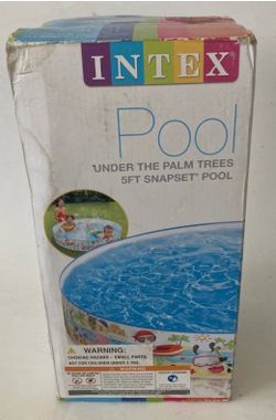 Under The Palm Trees 5 Ft Snapset Children Pool,