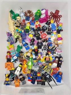 Lot of 70 Lego Minifigures From Star Wars Ninjago Marvel Super Heroes Ninjago Collectible