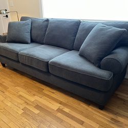 Stanton Sofa - Like New! 96” Dark Grey