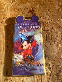 Disney pressed coin collection