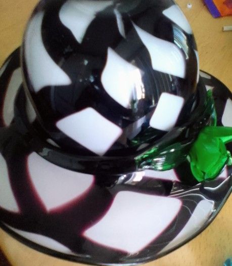 Murano Hand Blown Glass Hat/ Bowl ..