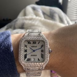 Iced Out Cartier Santos