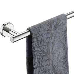 JQK Chrome Bath Towel Bar, 30 Inch 304 Stainless Steel Thicken 0.8mm Towel Rack Bathroom