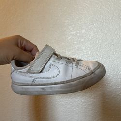 White Nikes Toddler 8.5 