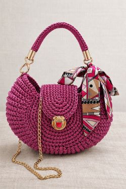 Crochet Bag - Pink