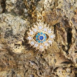 Evil Eye Necklace .brand New.pick Up In Pasadena