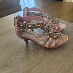 Fabulous Platform Kids Heels Size 12 Pink