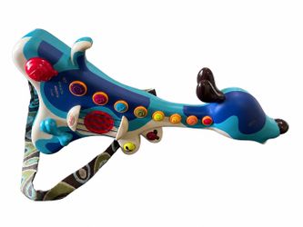 B. Toys Interactive Dog Guitar Musical Toy w/ Original Strap Tested & Working