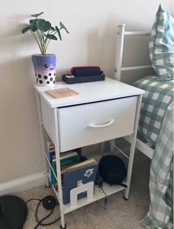 White nightstand