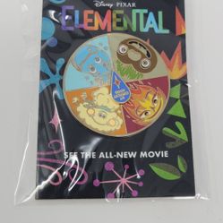 Disney Pixar Elemental Movie Insiders Exclusive Pin
