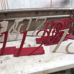 Table Topper Numbers