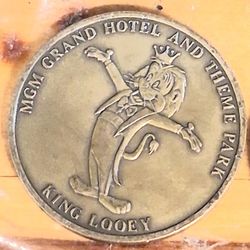LOT OF 3 CASINO TOKENS FROM MGM, TEXAS, &  FEISTA