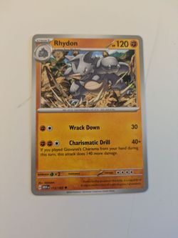 Rhydon Pokemon Card MEW 112