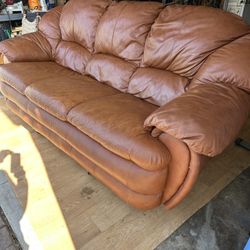 Leather Couch And Loveseat