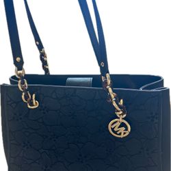 Michael Kors Purse Black 12”x10”x4”