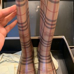 Burberry rain boots