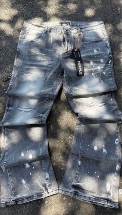 Purple jeans