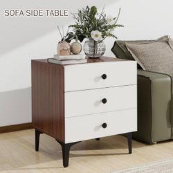 Set of 2 nightstands with charger!