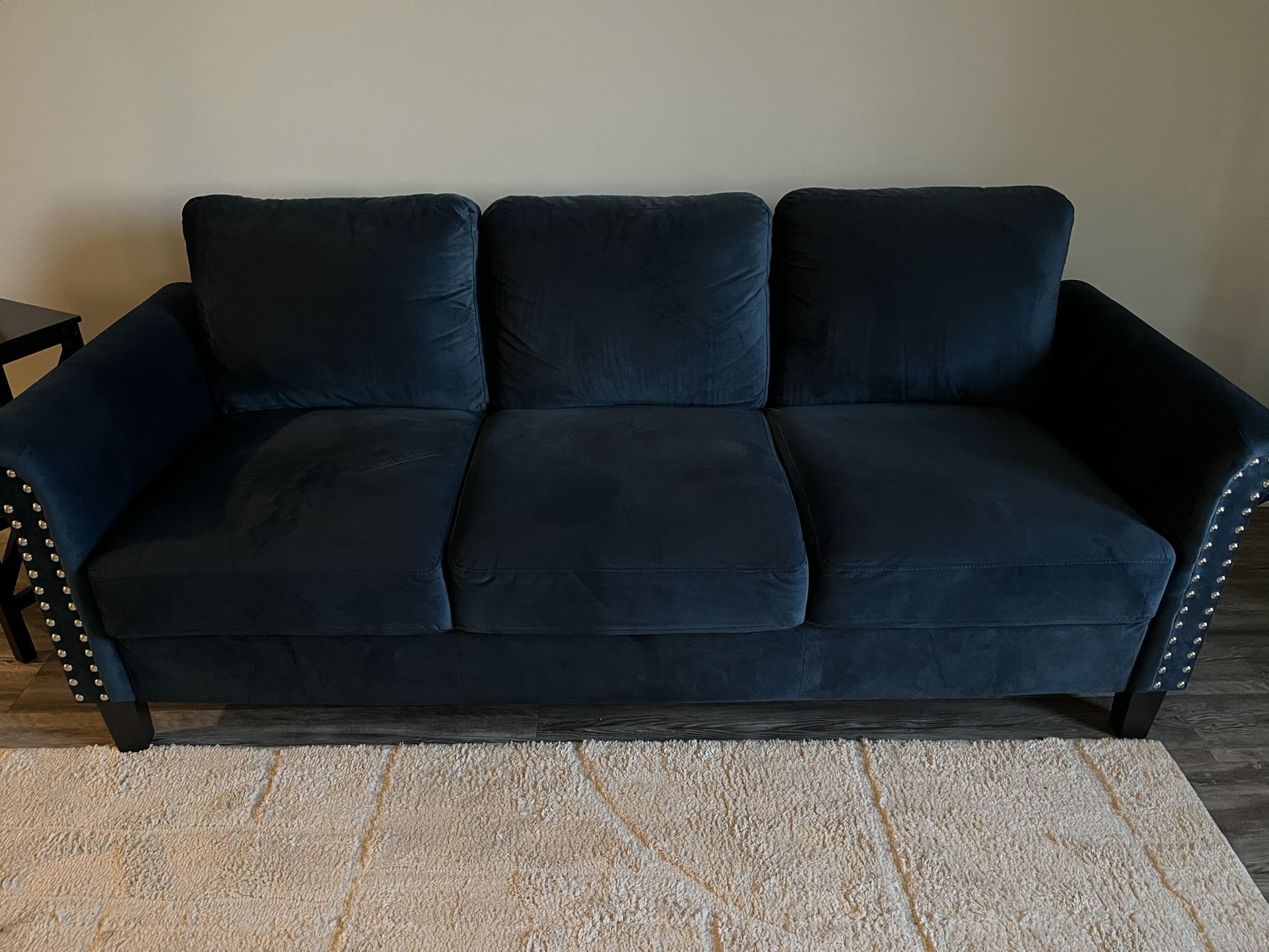 Modern Dark Blue Sofa