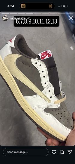 Travis Scott Nike Low Top 