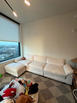 Sofa 3 piece ottoman