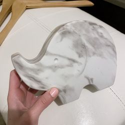 Marble Elephant Statue