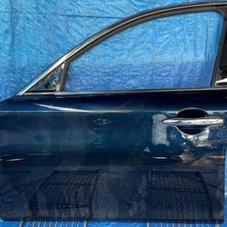 INFINITI M37 M56 Q70 FRONT LEFT DRIVER SIDE DOOR ASSEMBLY BLUE BW5 