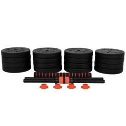 Adjustable Dumbbells Set of 2 for Men 40 lb 60 lb 80 lb 110 lb Free Weights Adjustable Dumbbells Set (110LB/50KG)