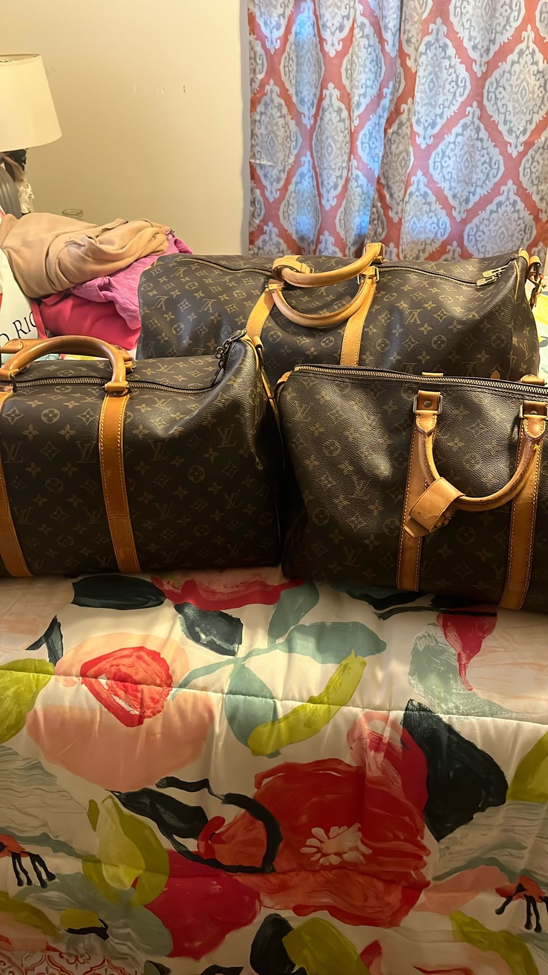 Small Medium Large Traveling Duffel Bag Hundred Percent Authentic