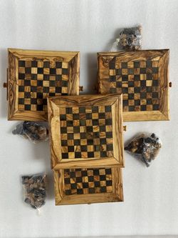 Olive Wood Chessboard Set♟️