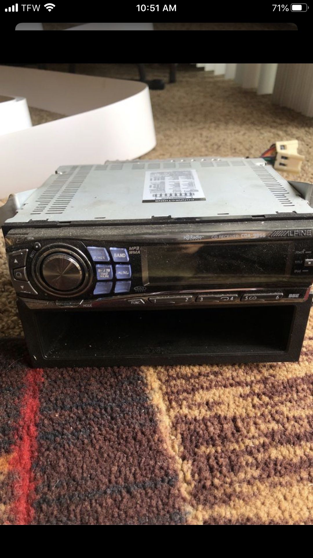 ILPINE CD Receiver/ stereo