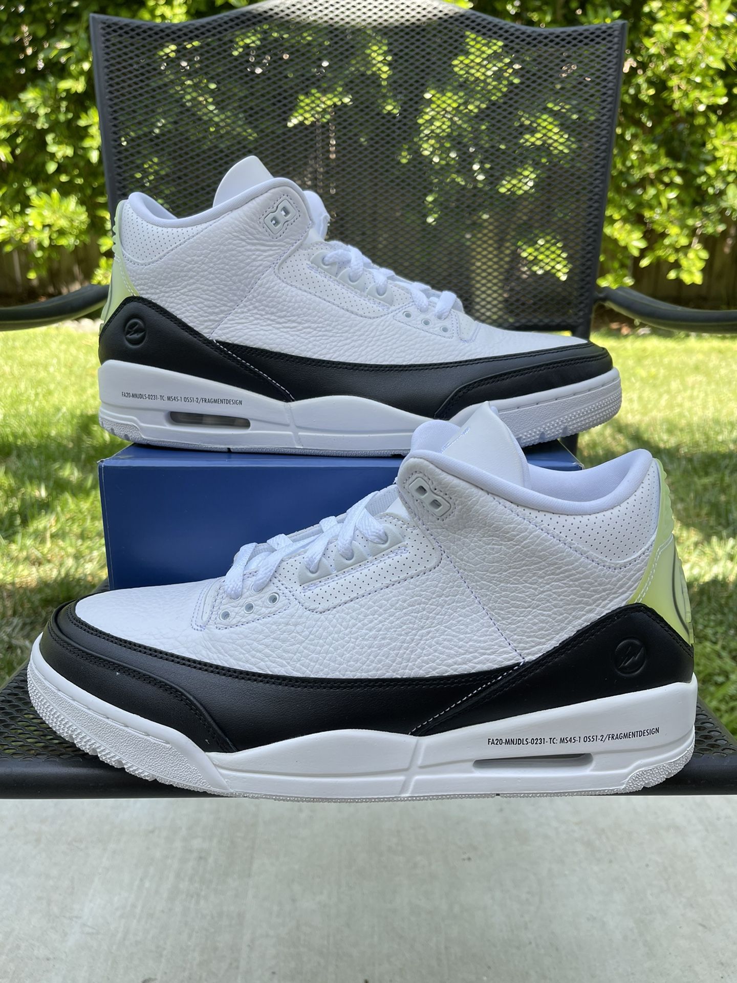 jordan 3 retro fragment size 5.5/6/10/12