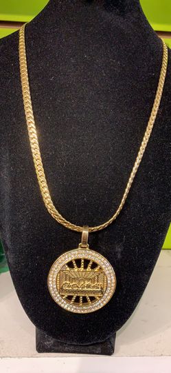 Stainless Steel Chain and Charm Combo