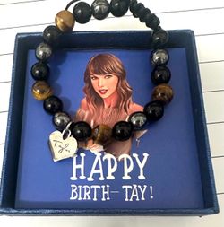 Taylor Swift Happy Birth-Tay Charm Bracelet