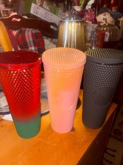 Starbucks Studded Tumbler Cups Set of 3