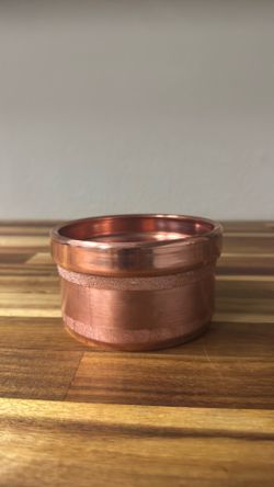 Handmade copper flowers pot