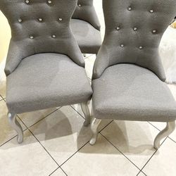 3 Nice  Luxury Diamond Chairs Very Comfortable 