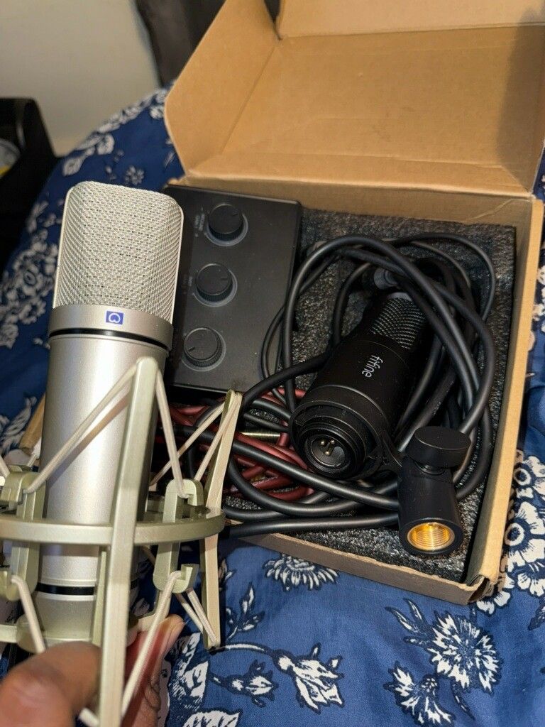 Audio Interface And Two Microphones