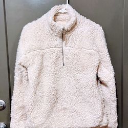 Sherpa fleece Pullover Sweater By Elodie(XS Size) (Pick up🛒 In Bellevue) *Check out my Other Posts 💕