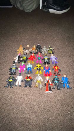 DC & Superhero Action Figure Lot – 25+ Figures, Batman, Superman, Flash & More