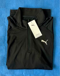 PUMA Men's Quarter-Zip Run Velocity Cloudspun Shirt M