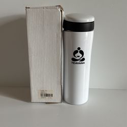 Teavana Tumbler 12oz White NEW in Box