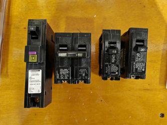 Assorted Circuit Breakers Lot - Square D Dual Function AFCI/GFCI & Siemens Type QP