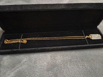 Jade 14k yellow gold chain