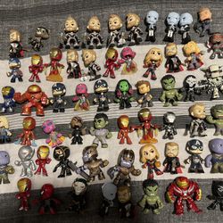 Marvel Avengers Funko Pop Mystery Minis Lot Spider-Man Iron Man Captain America Toy Figures 