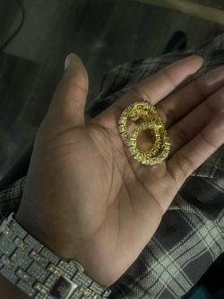 Gold Iced Out Bracelet