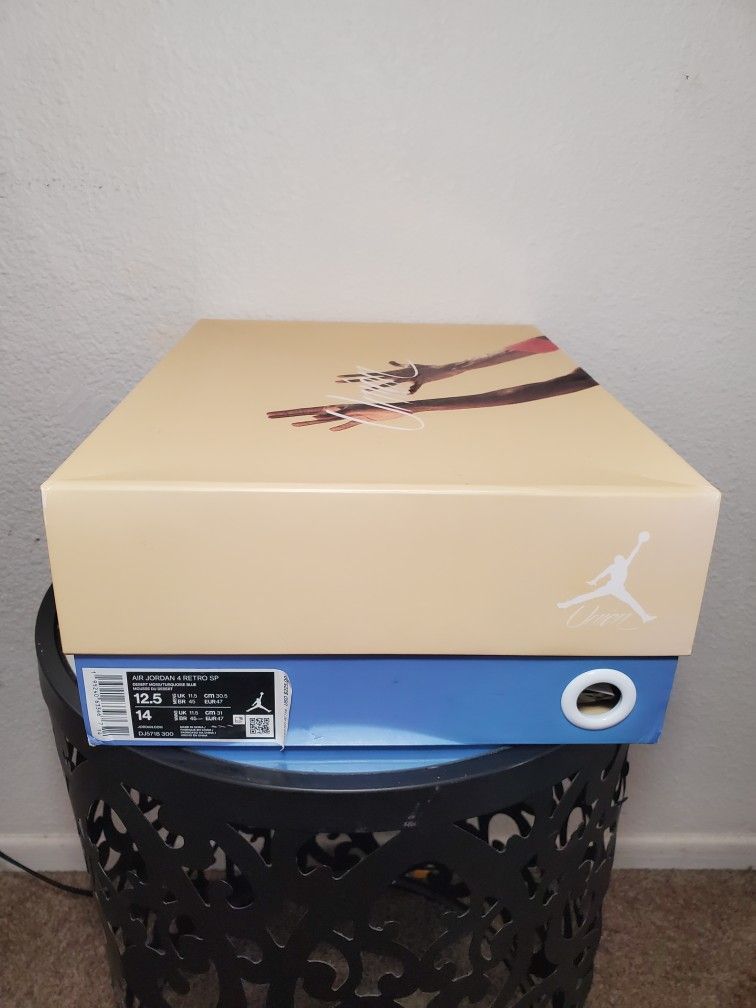 BRAND NEW JORDAN 4 DESERT MOSS