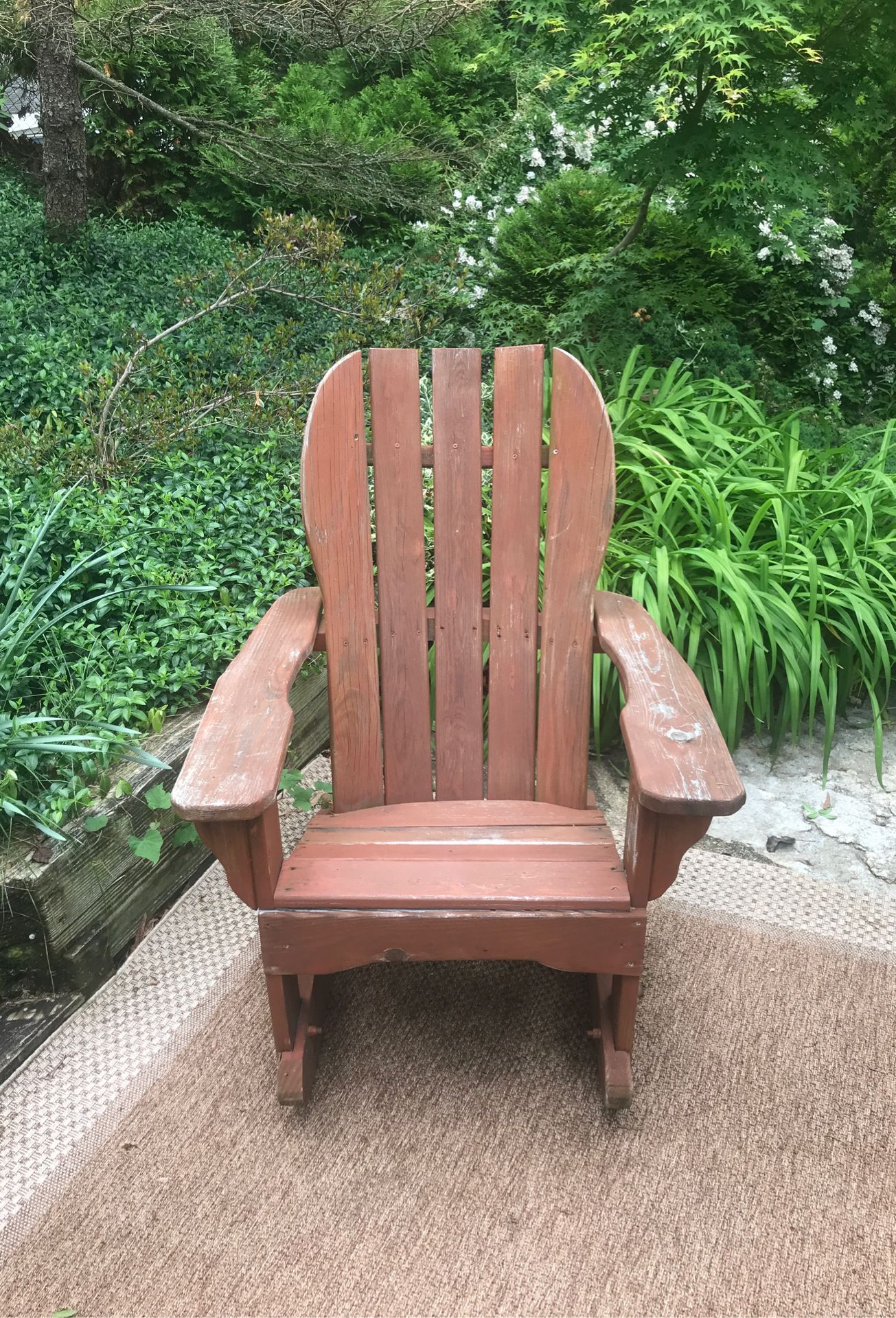 Adirondack rocking chair